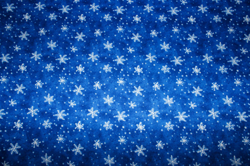 Preview: Designer-Baumwollstoff Snow what Fun Snowflakes (10 cm)